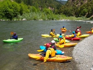  kayak on the Drome